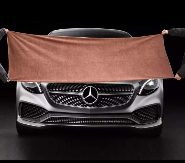Large Microfiber Cleaning and Washing Towel - Coffee