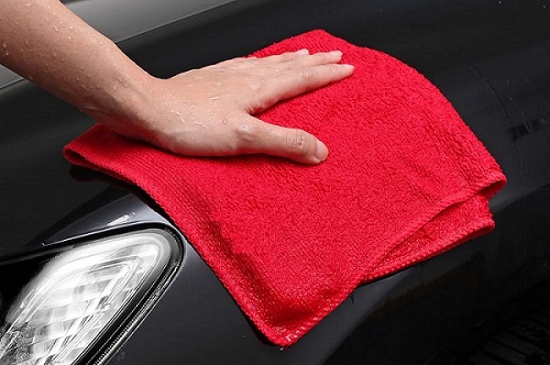 Microfiber Cleaning and Washing Towel - Red