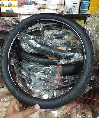 Car steering wheel cover-Black