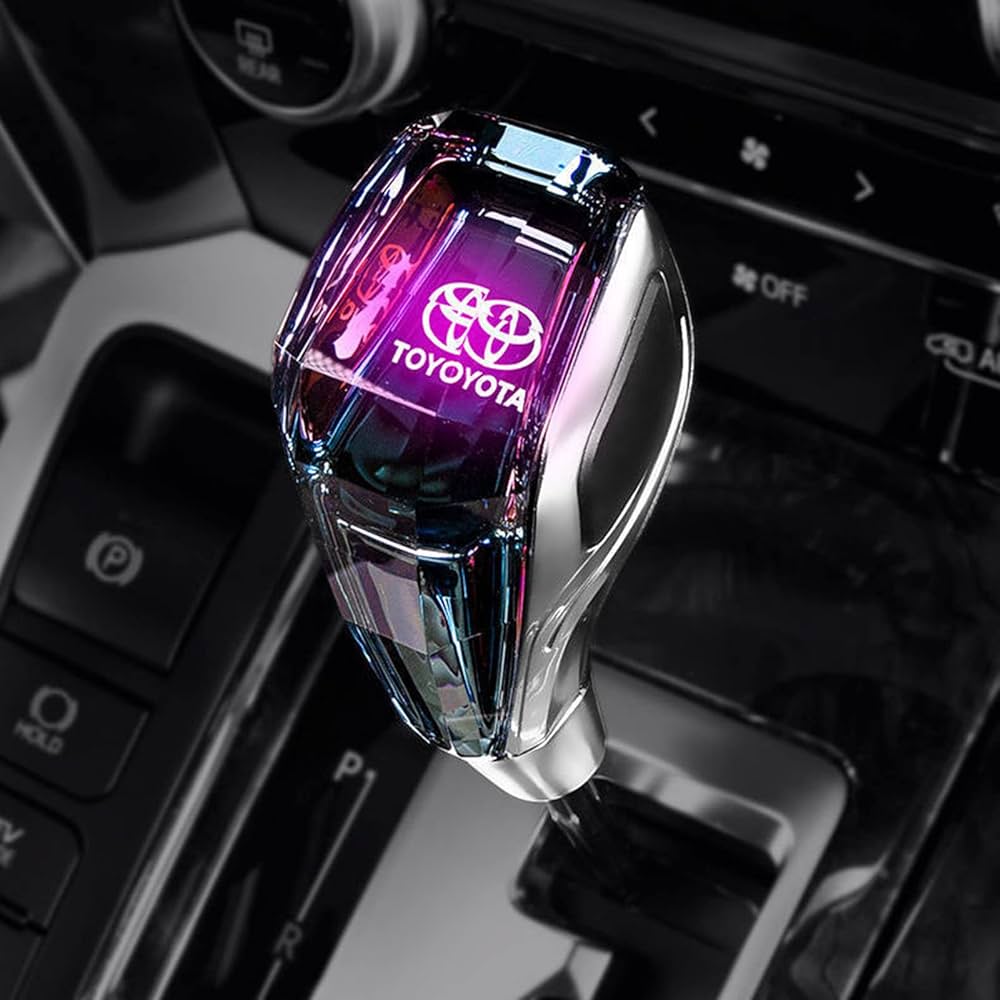 LED Crystal Sensor Touch 7 Colors Gear Knob