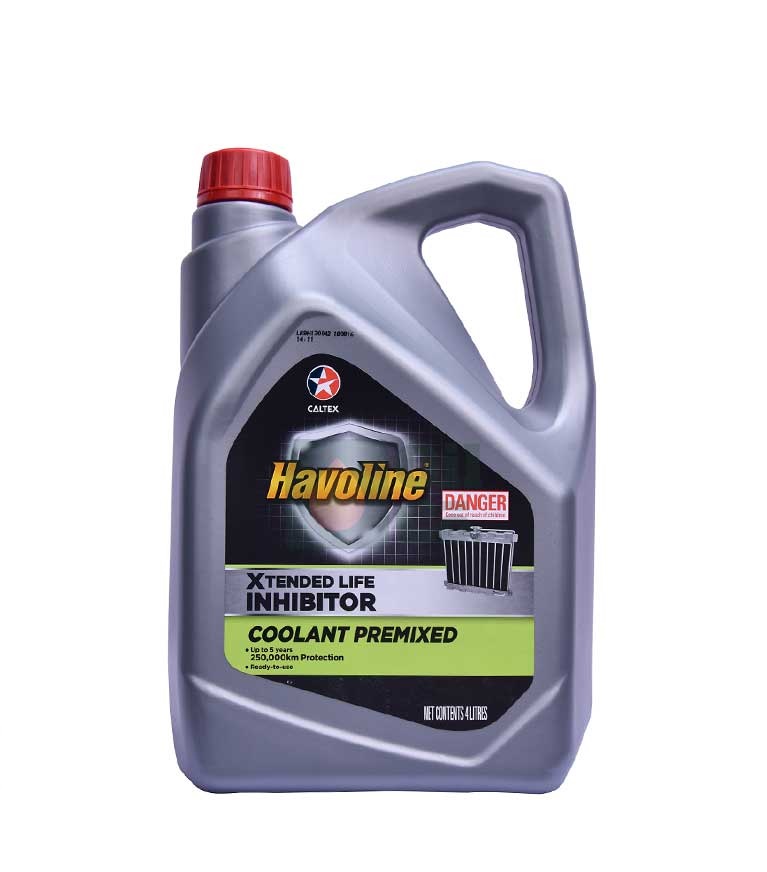Havoline premixed coolant green colour- 4 Liter