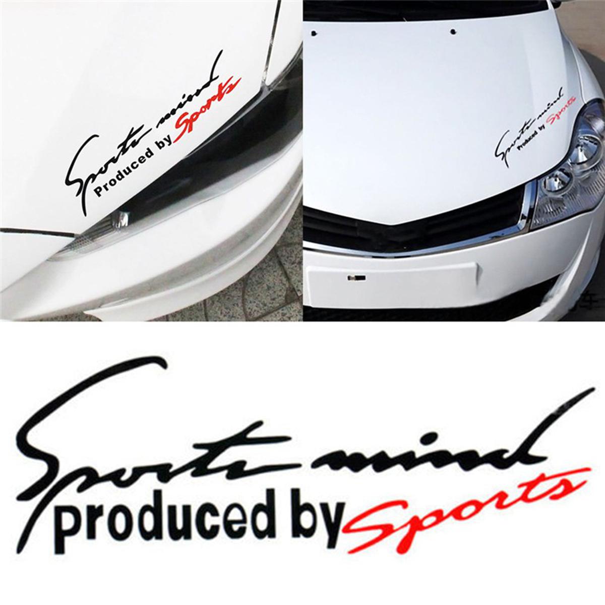 Signature car sticker