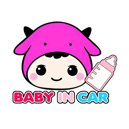 Baby in car sticker