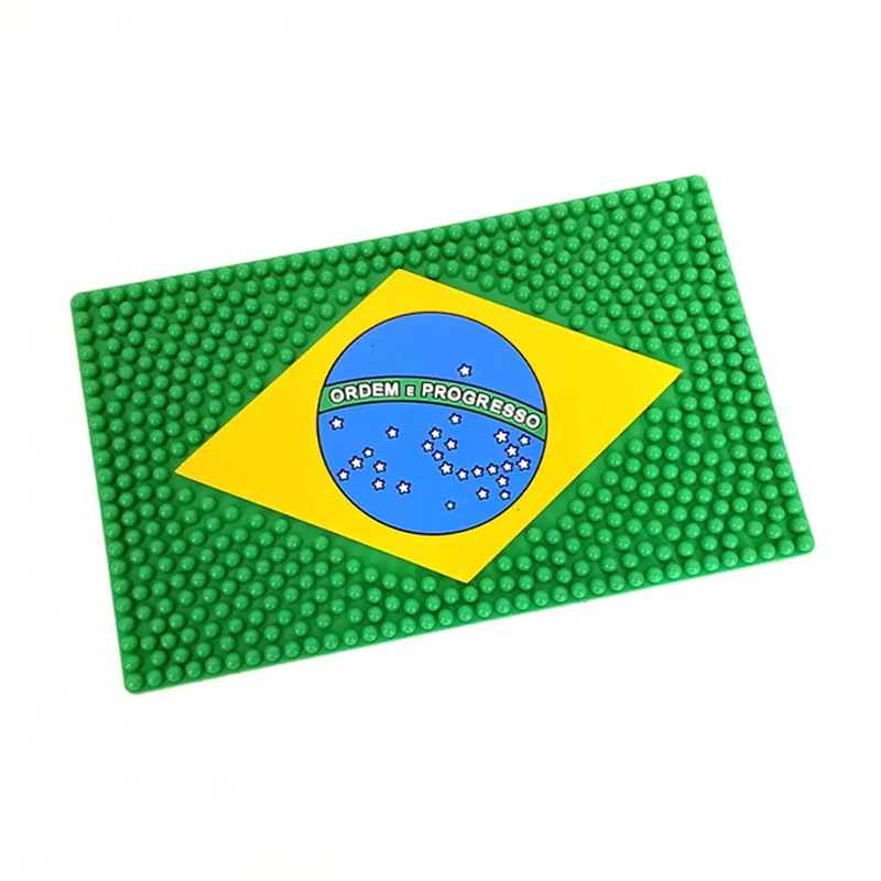 Brazil Flag Car Non-Slip Dashboard Mobile Mat
