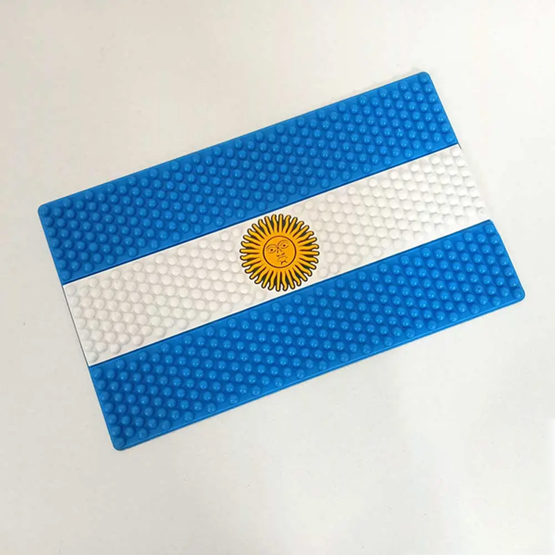 Argentina Flag Car Non-Slip Dashboard Mobile Mat