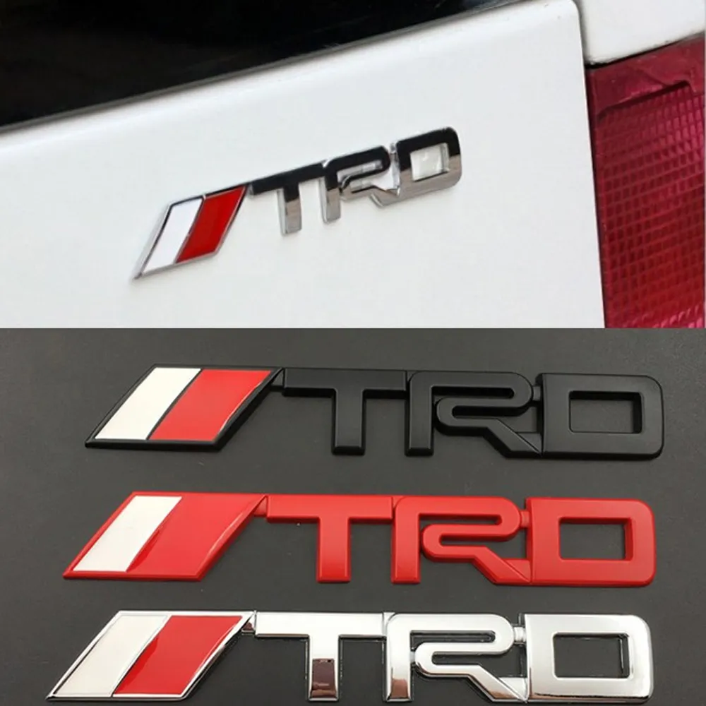 3D Metal Logo TRD 1 pcs