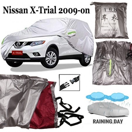 Car Body Cover Silver Color Waterproof for- x trail