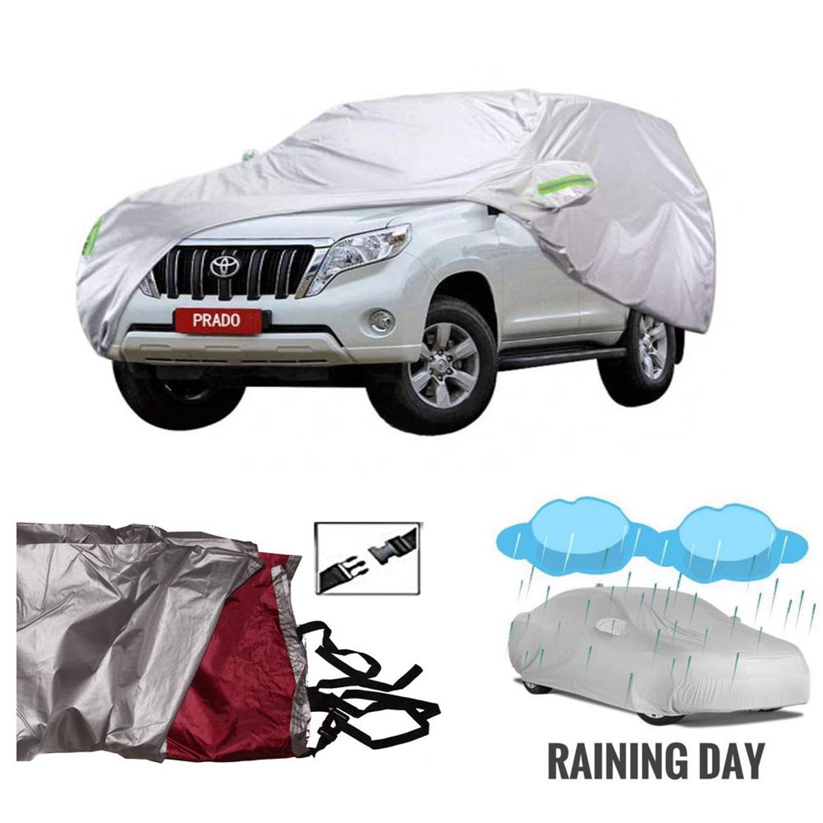 Car Body Cover Silver Color Waterproof for-Toyota Prado