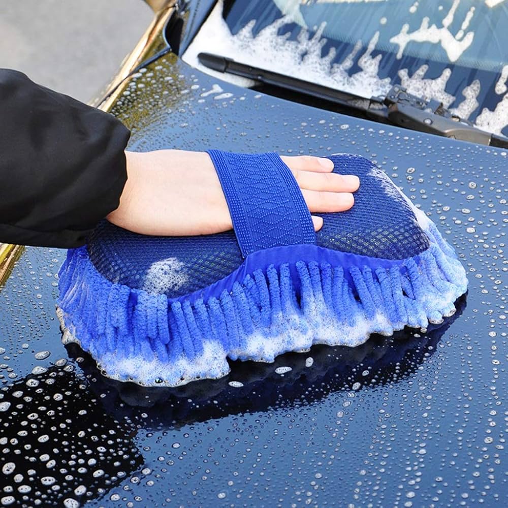 Microfiber Warp Cleaning Cloth Chenille Brush - Coffee