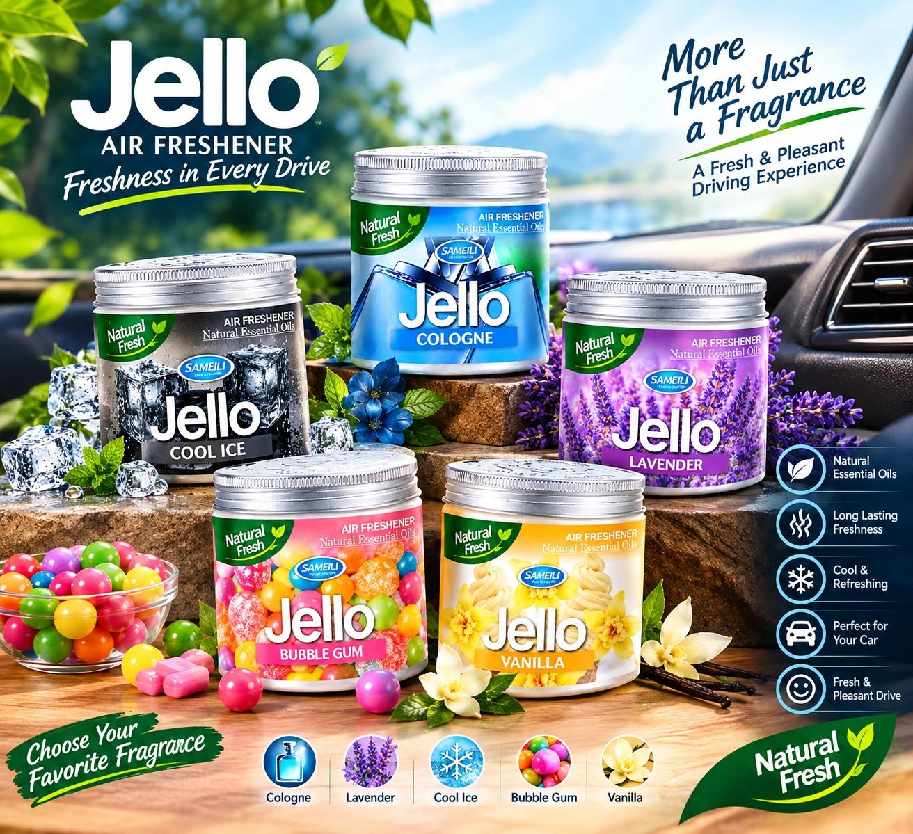 Jello Car Air Freshener
